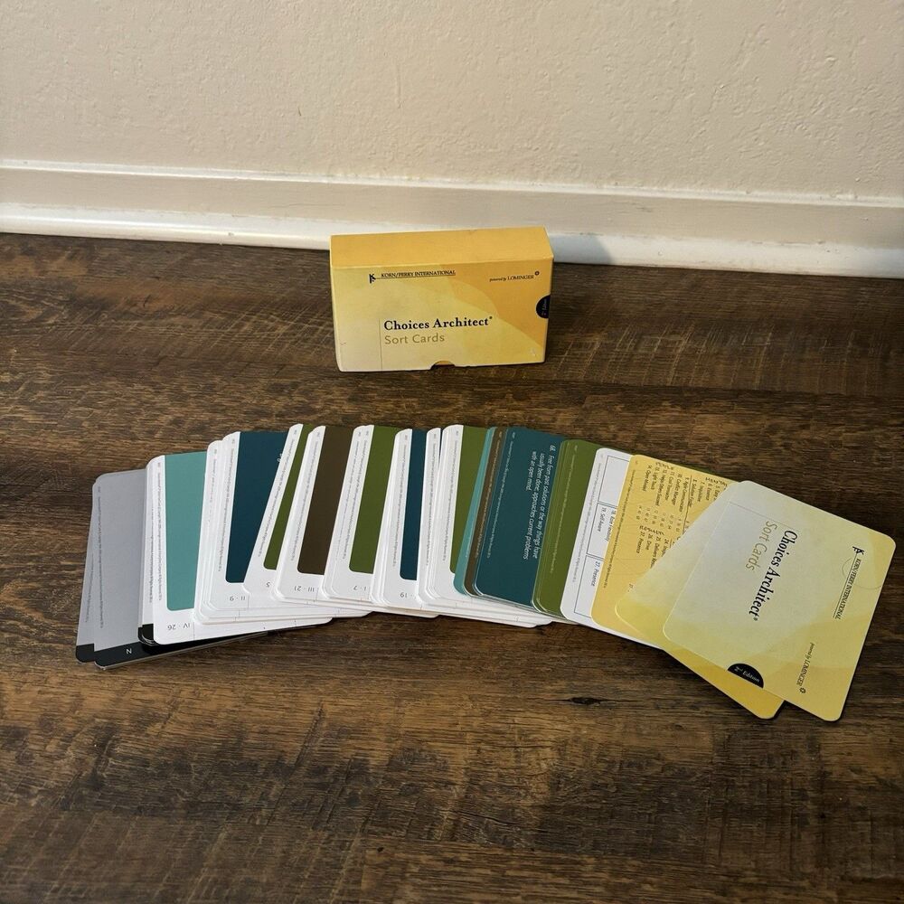 The Korn Ferry Choices Architect Sort Cards COMPLETE READ